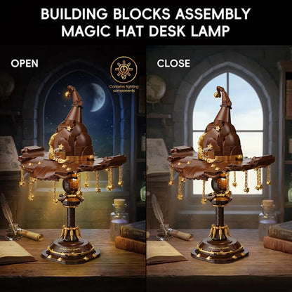 Magic Hat Building Blocks Desk Lamp