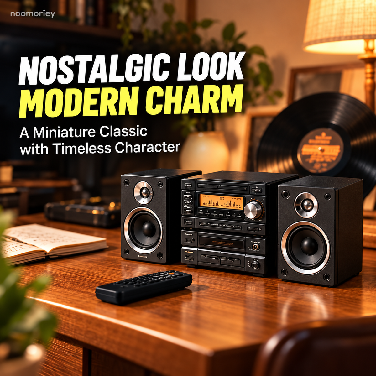 🎵📻 Mini Retro Stereo System – Classic Hi-Fi Style Desktop Collectible