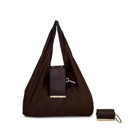 👜 Foldable Keychain Tote Bag ✨ | 🛍️ Portable Reusable Shopping Bag 💕 Compact, Lightweight & Easy to Carry 🔑