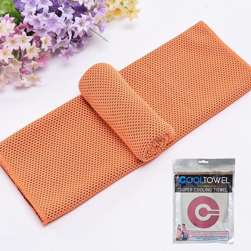 ❄️ Instant Cooling Towel – Lightweight Super Absorbent Towel for Sports, Travel & Outdoor Heat Relief