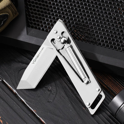 VGMAX All Stainless Steel Folding Pocket Knife