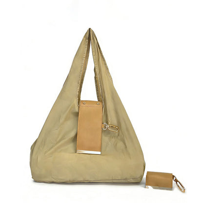 👜 Foldable Keychain Tote Bag ✨ | 🛍️ Portable Reusable Shopping Bag 💕 Compact, Lightweight & Easy to Carry 🔑