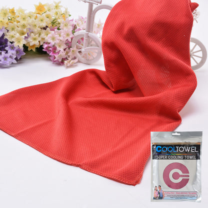 ❄️ Instant Cooling Towel – Lightweight Super Absorbent Towel for Sports, Travel & Outdoor Heat Relief