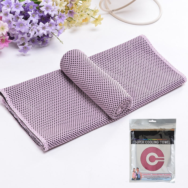 ❄️ Instant Cooling Towel – Lightweight Super Absorbent Towel for Sports, Travel & Outdoor Heat Relief