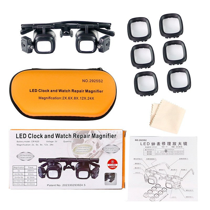 🔬 LIMITED-TIME 50% OFF! ✨ Precision LED Magnifier Glasses – Interchangeable Lenses, Dual LED, Hands-Free 💡