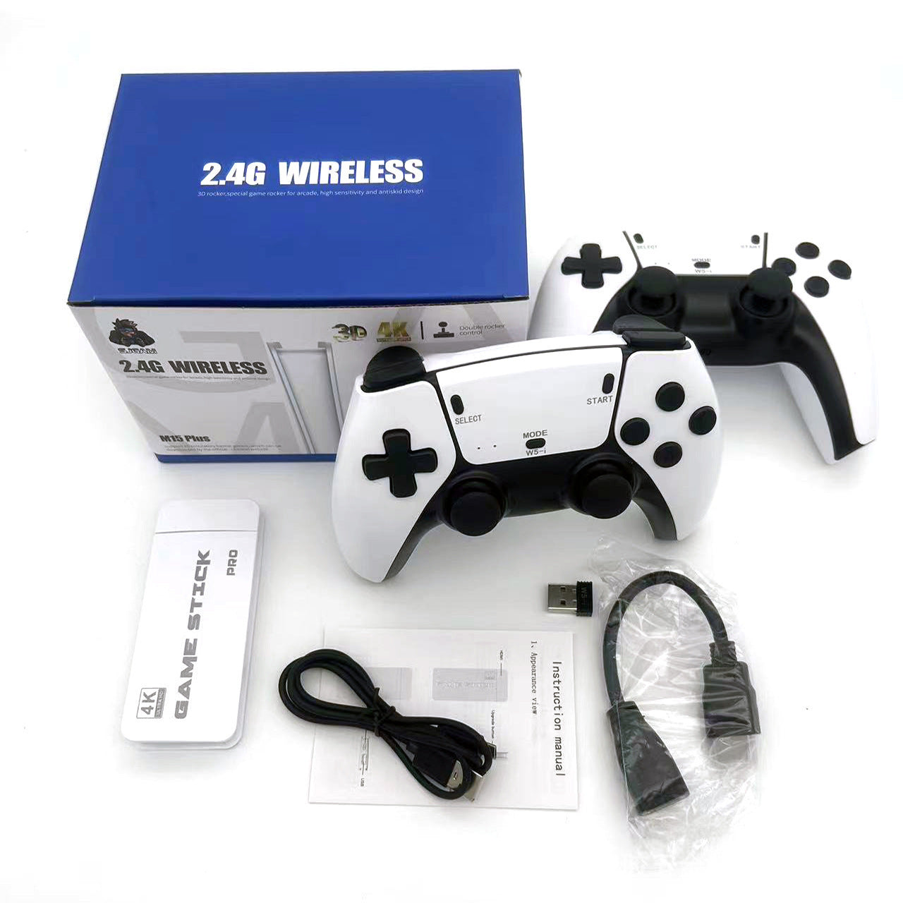 ✨🎁2026 Retro Gaming Console Stick with 4K HDMI, Dual 2.4G Wireless Controller