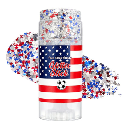 Last Day Promotion!🎁🦅4th of July Glitter Stick✨🔔 Red, White & Blue Body & Hair Sparkle