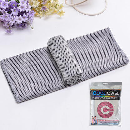 ❄️ Instant Cooling Towel – Lightweight Super Absorbent Towel for Sports, Travel & Outdoor Heat Relief
