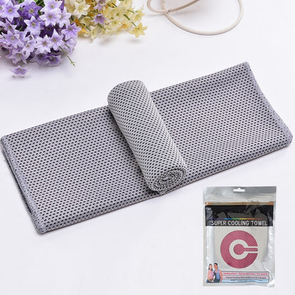 ❄️ Instant Cooling Towel – Lightweight Super Absorbent Towel for Sports, Travel & Outdoor Heat Relief