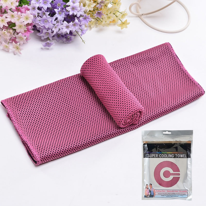 ❄️ Instant Cooling Towel – Lightweight Super Absorbent Towel for Sports, Travel & Outdoor Heat Relief