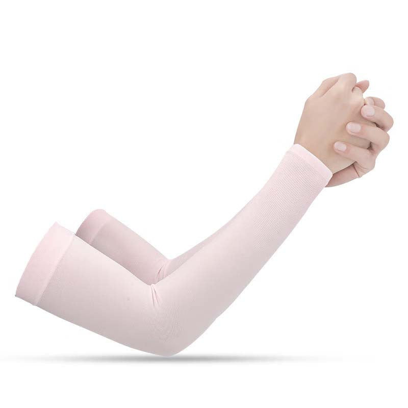 2 Pairs UV Protection Cooling Arm Sleeves for Men & Women UPF 50 Cooling Sports Sleeve Compression Sun Sleeves