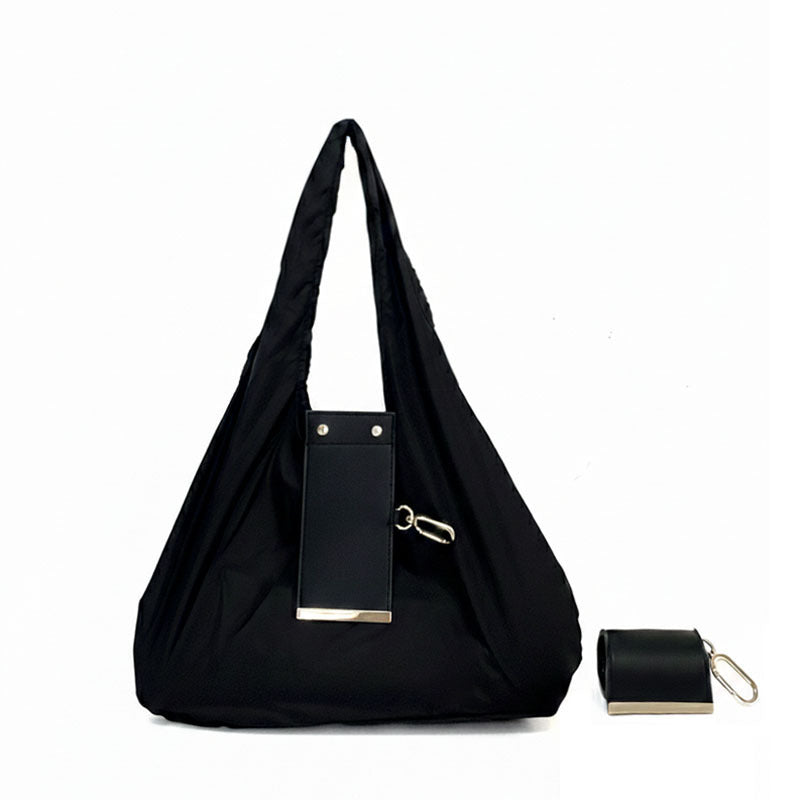 👜 Foldable Keychain Tote Bag ✨ | 🛍️ Portable Reusable Shopping Bag 💕 Compact, Lightweight & Easy to Carry 🔑