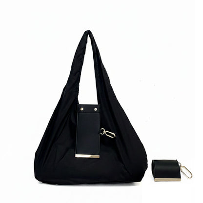 👜 Foldable Keychain Tote Bag ✨ | 🛍️ Portable Reusable Shopping Bag 💕 Compact, Lightweight & Easy to Carry 🔑