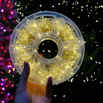 🎅Christmas String Lights – Warm White or Multicolor Holiday Tree Lights💖