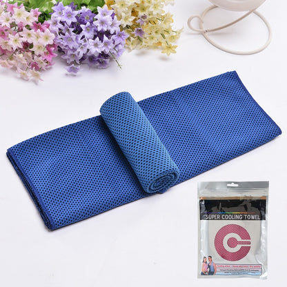 ❄️ Instant Cooling Towel – Lightweight Super Absorbent Towel for Sports, Travel & Outdoor Heat Relief