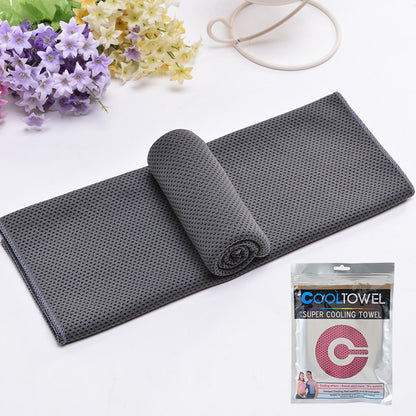❄️ Instant Cooling Towel – Lightweight Super Absorbent Towel for Sports, Travel & Outdoor Heat Relief