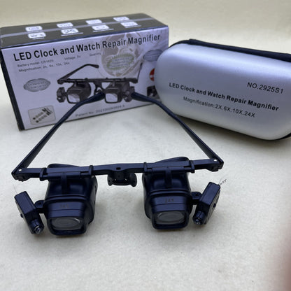 🔬 LIMITED-TIME 50% OFF! ✨ Precision LED Magnifier Glasses – Interchangeable Lenses, Dual LED, Hands-Free 💡
