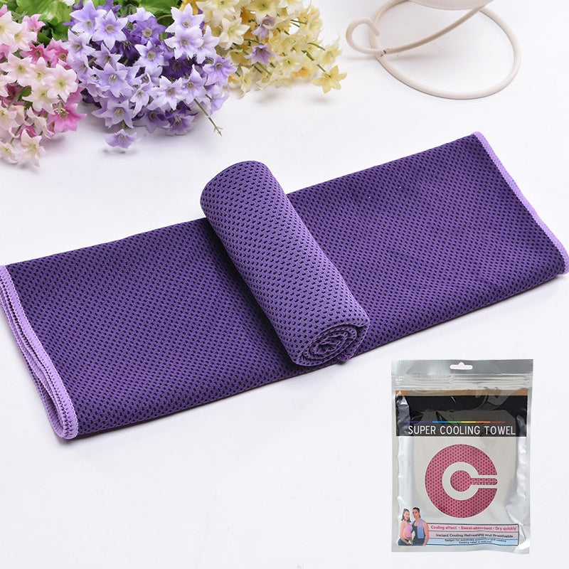 ❄️ Instant Cooling Towel – Lightweight Super Absorbent Towel for Sports, Travel & Outdoor Heat Relief