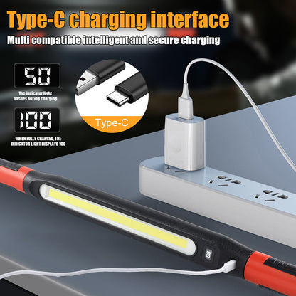 🔥🌟🔦Multifunctional magnetic rechargeable work light💡 Ideal for Mechanic, Car Repair & Garage Use