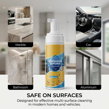 2026 New Powerful 4-in-1 Foam Cleaner – Deep Stain & Grease Remover for Home and Car