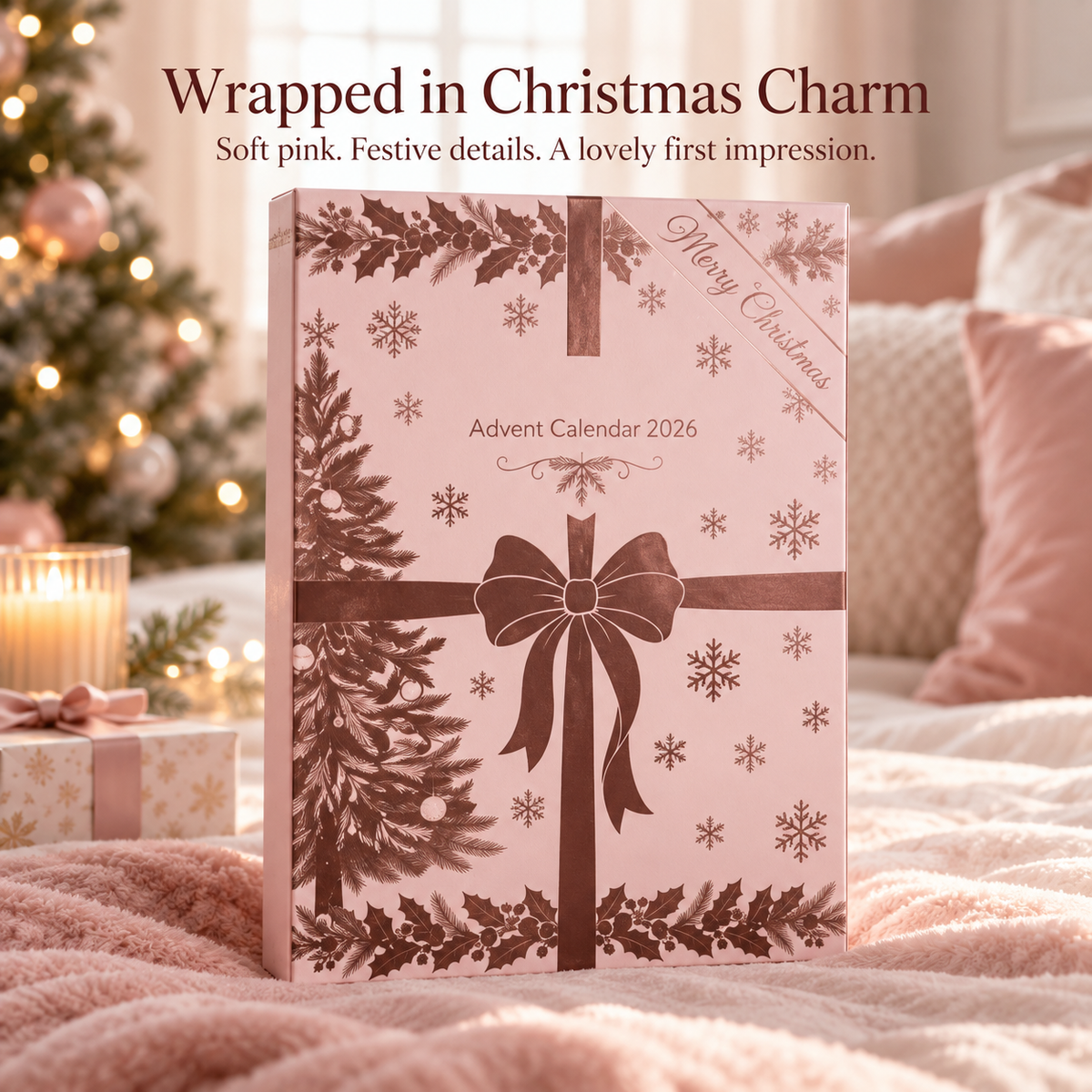 🎀 50% OFF Pink Jewelry Advent Calendar – 25 Days of Christmas Surprises for Her 💕