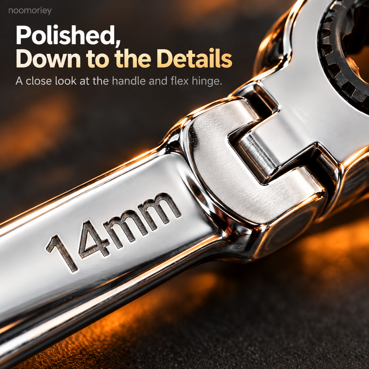 🔧 Flex-Head Ratcheting Flare Nut Wrench Kit