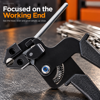 🔧 Stainless Steel Cable Tie Tool Kit with 100 Ties