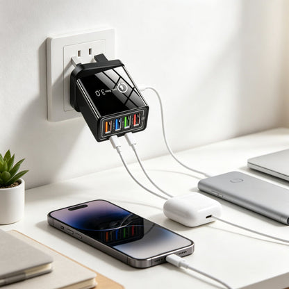 ⚡ 4-in-1 Smart Charging | One Charger. Four Devices. Zero Waiting.