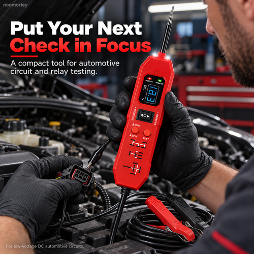 🔧 Automotive Relay & Circuit Tester with Probe Light