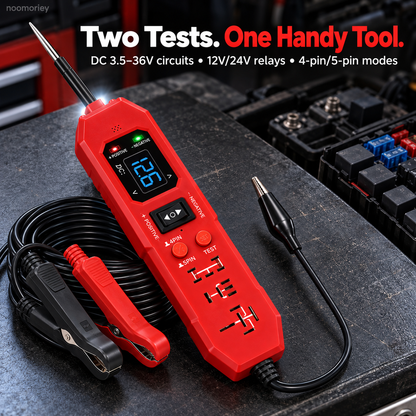 🔧 Automotive Relay & Circuit Tester with Probe Light