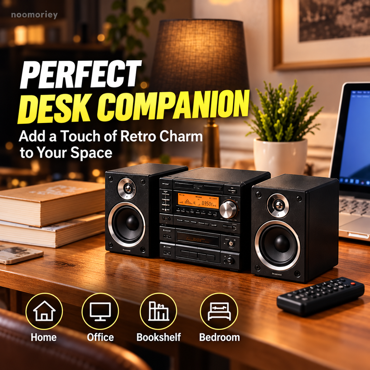 🎵📻 Mini Retro Stereo System – Classic Hi-Fi Style Desktop Collectible