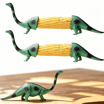 🔥Last Day Promotion🦖 Dino Bite Corn Holders🌽Turn Ordinary Corn Into The Most Fun Thing On The Table🧒