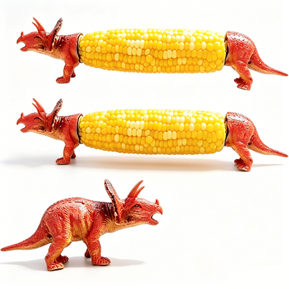 🔥Last Day Promotion🦖 Dino Bite Corn Holders🌽Turn Ordinary Corn Into The Most Fun Thing On The Table🧒
