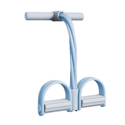 Bestselling Upgraded 4-Tube Foot Pedal Resistance Band for Home Workouts