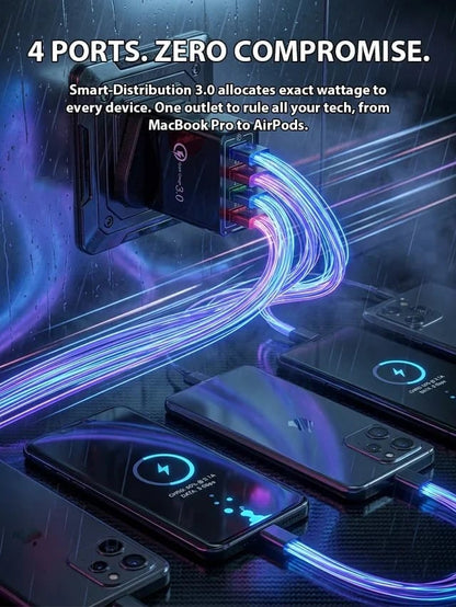 The Charger Big Tech Hates | 4-Port Quick Charge 3.0 + AI Performance Boost