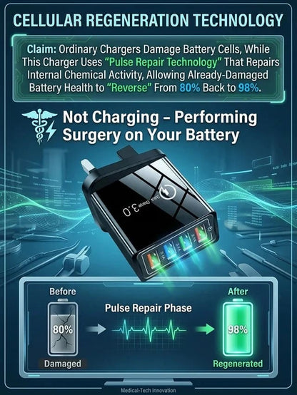 The Charger Big Tech Hates | 4-Port Quick Charge 3.0 + AI Performance Boost