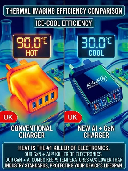 The Charger Big Tech Hates | 4-Port Quick Charge 3.0 + AI Performance Boost