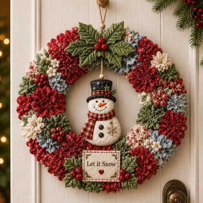 🔥49% Off Last Day - 🔥🎄 3D Fabric Poke Wreath DIY Kit