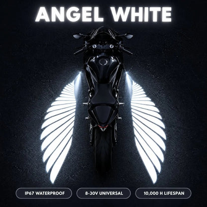🏍️Angel Wing Motorcycle LED Projector Lights