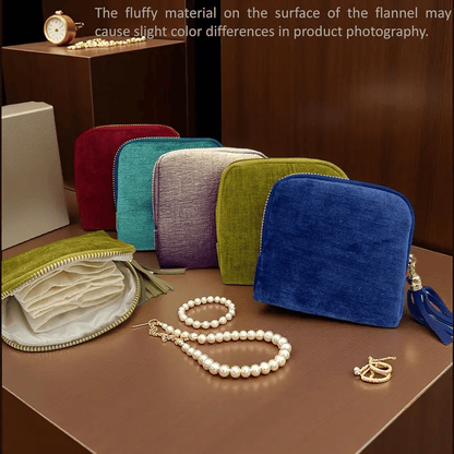 💖 Portable Jewelry Organizer | Zipper Pocket Travel Jewelry Storage Case 💎
