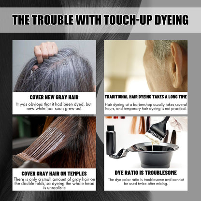Comb‐In Hair Dye Cream for Gray Coverage – Natural Black & Dark Brown