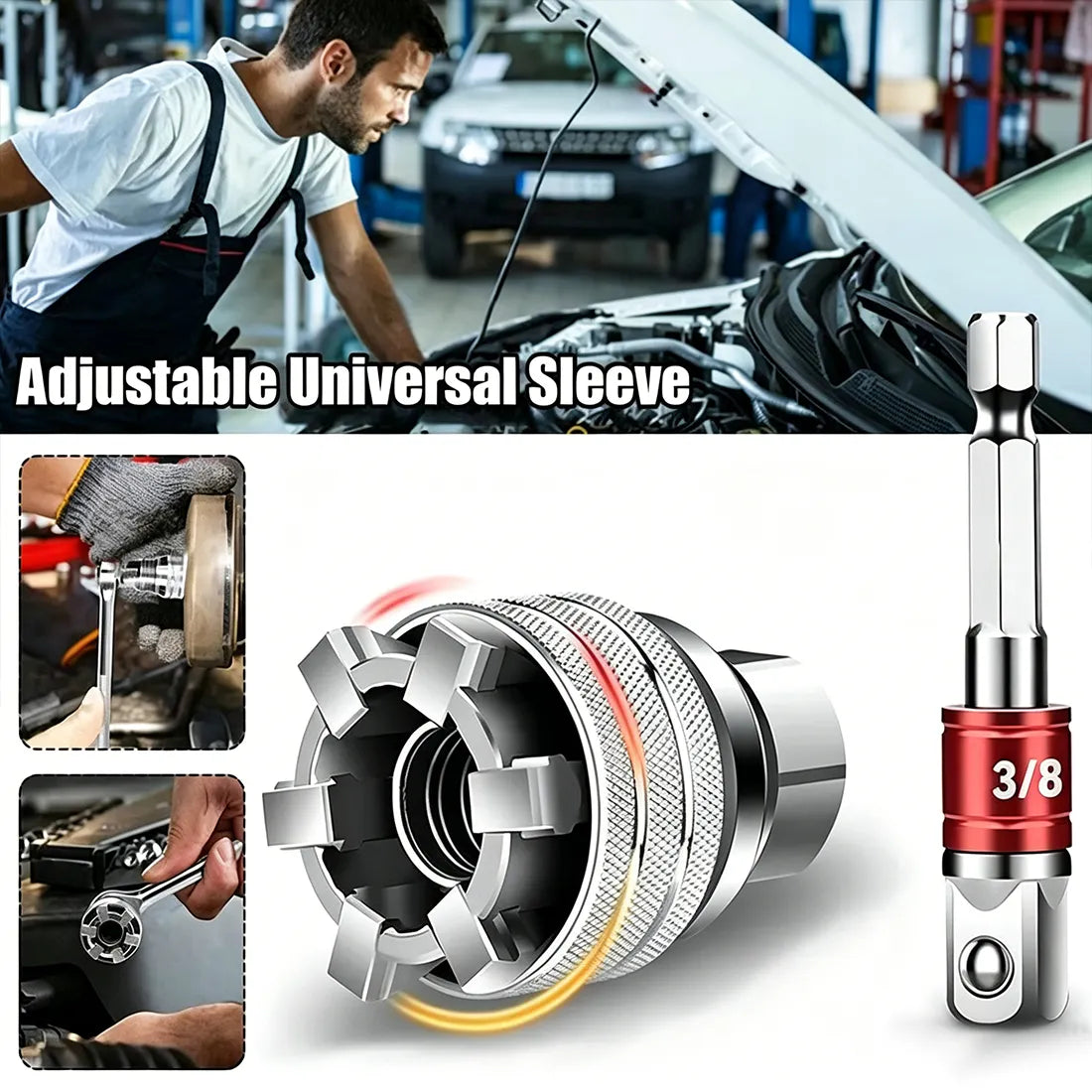 TODAY'S SPECIAL OFFER-50% OFF🔥 MULTI-FUNCTION UNIVERSAL SOCKET WRENCH TOOL - UNIVERSAL MAINTENANCE TOOL
