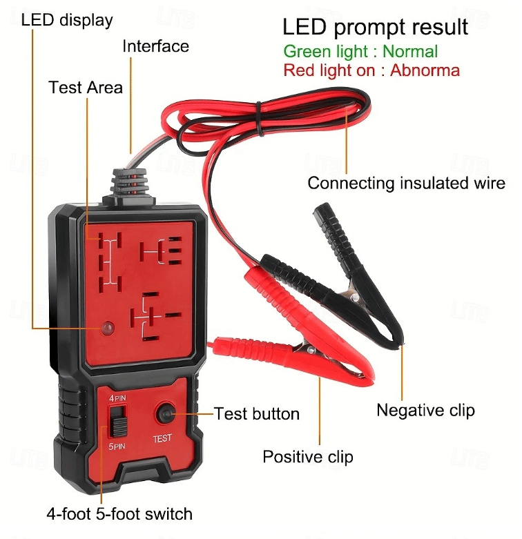 ❤️Last Day 49% OFF -12V Automotive Relay Tester