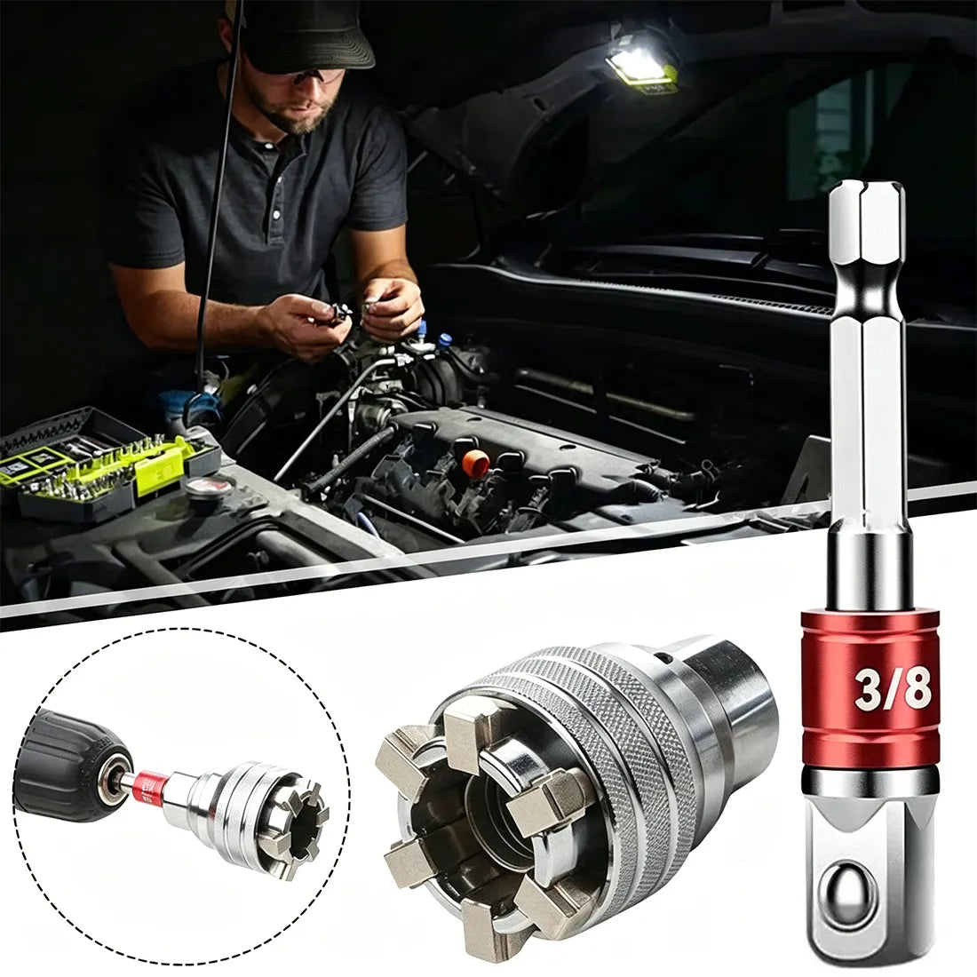 TODAY'S SPECIAL OFFER-50% OFF🔥 MULTI-FUNCTION UNIVERSAL SOCKET WRENCH TOOL - UNIVERSAL MAINTENANCE TOOL