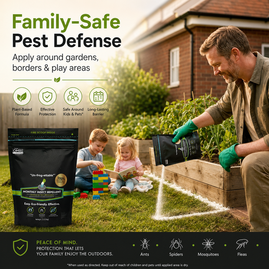 🔥 Natural Pest Control Powder for Home & Garden – Plant-Based Barrier for Ants, Roaches, Spiders & Fleas