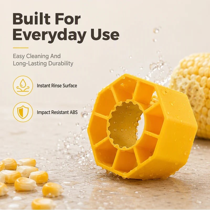 🌽🔥 Fresh Corn Stripper  | Fast & Easy Corn Kernel Remover