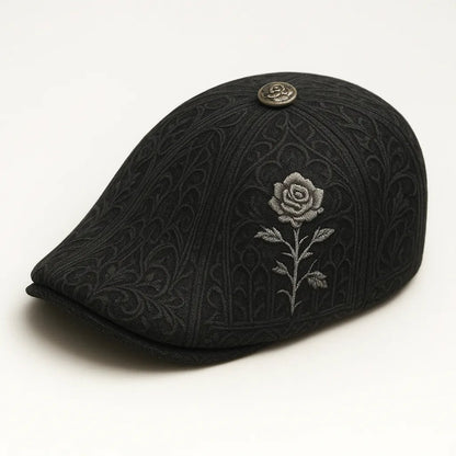 🔥Last Day 50% OFF💀Handcrafted Skull & Thorn Flat Cap🎁Buy 2 Free Shipping