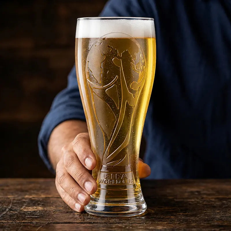Summer Victory Gift Set – Shatterproof Trophy Beer Cup (17oz) + Trophy Bottle Opener – For Soccer Lovers & Party Fans