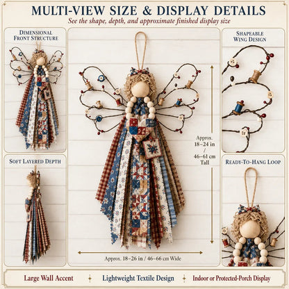 🪽 Angel Fabric Hanging DIY Kit – Create a Beautiful Handmade Angel Decoration