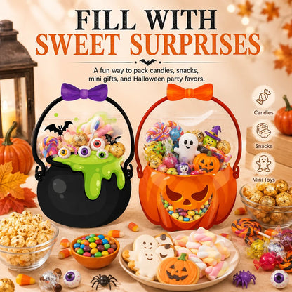 🔥Last Day 50% OFF - 🎃Halloween Bags Plastic Halloween Goodie Bags